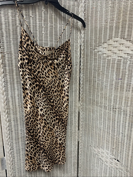 Bec + bridge silk dress Dresses & Skirts - Leopard Print 100 percent silk Mini Dress in Beige/Black